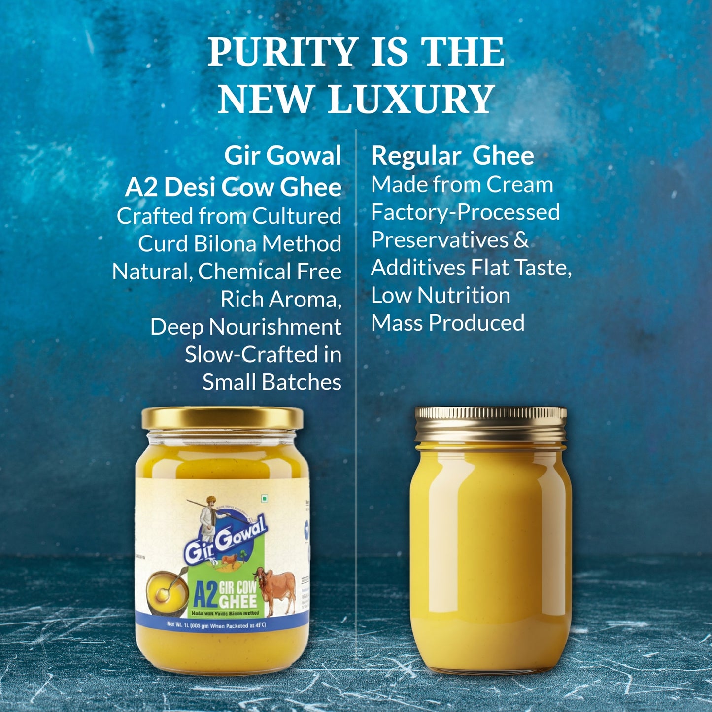 Pure Gir Cow GHEE (1000ML)